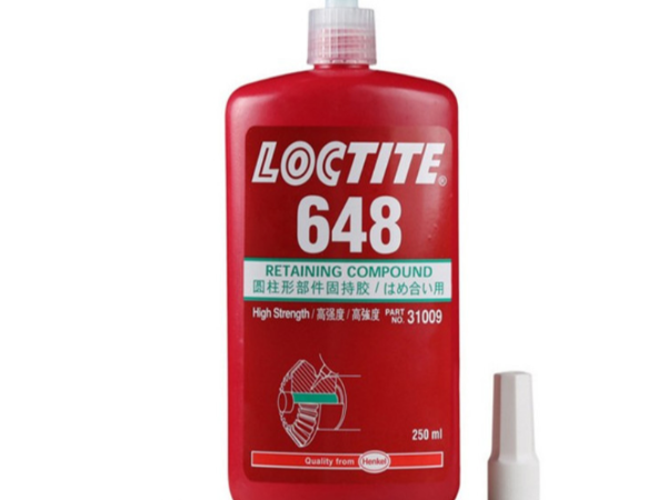 漢高Loctite樂泰648圓柱形零部件固持膠水高強度軸承膠綠色50ml